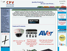 Tablet Screenshot of cctv-pos-voip.com